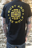 Rust And The Wolf Desert Cross T Shirt