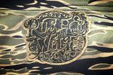 "Rust And The Wolf" Brand Vietnam War "Tadpole" Pattern Souvenir Jacket.