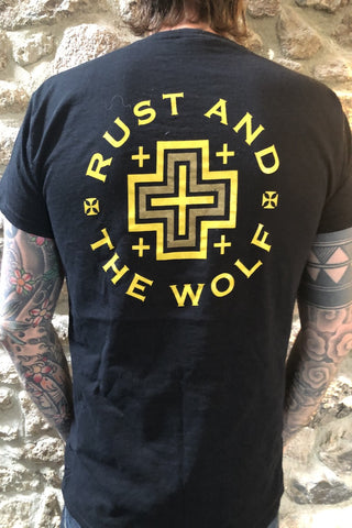 Rust And The Wolf Desert Cross T Shirt