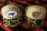 Rust And The Wolf Camo Trucker Cap