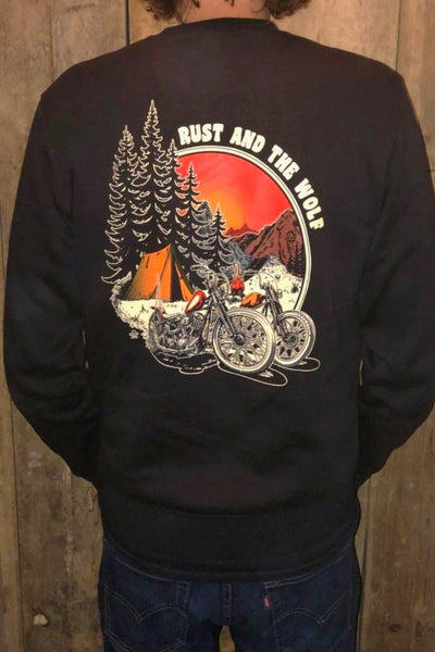 Rust And The Wolf Chopper Sweatshirt